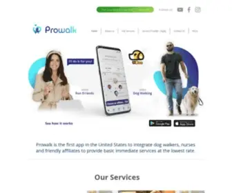 Prowalktoday.com(Prowalk) Screenshot