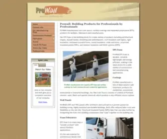 Prowall.com(EPS foam) Screenshot