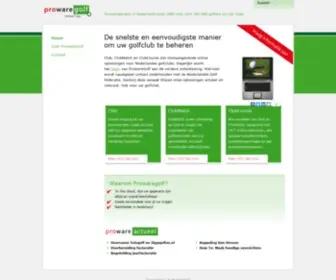 Prowaregolf.nl(IntoGolf) Screenshot