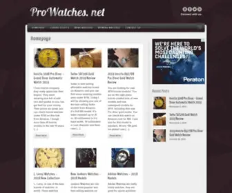 Prowatches.net(Pro Watches) Screenshot