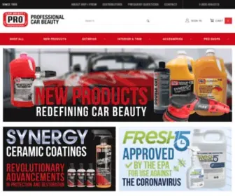 Prowax.com(PRO Car Beauty Online) Screenshot