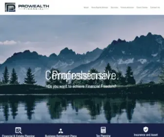 Prowealthfin.com(ProWealth Financial) Screenshot