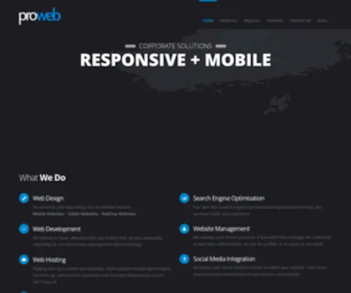 Proweb.com.mt(Web Design) Screenshot
