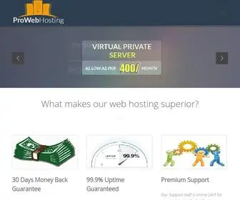 Prowebhosting.pk(Professional Web Hosting In Pakistan) Screenshot