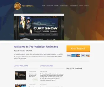 Prowebsitesunlimited.com(Pro Websites Unlimited) Screenshot