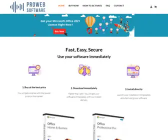 Prowebsoftware.net(Home New) Screenshot