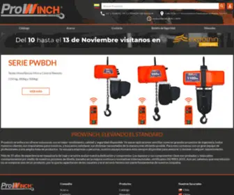Prowinch.co(Winches y Polipastos) Screenshot