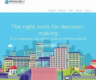Prowler.io(Our platform) Screenshot