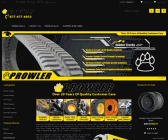 Prowlermfg.com(Prowler Rubber Tracks) Screenshot