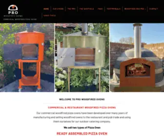 Prowoodfiredovens.com(We supply two of the best commercial woodfired pizza ovens on the market. The Pro) Screenshot