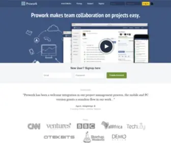 Prowork.me(The smart way to collaborate) Screenshot