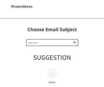 Prowritters.com(Pro Writer) Screenshot