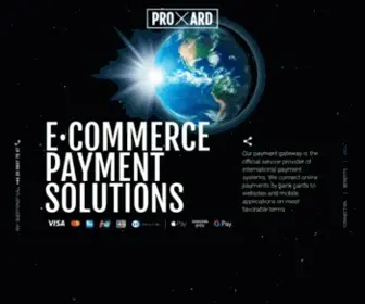 Proxard.com(E-commerce payment solutions) Screenshot