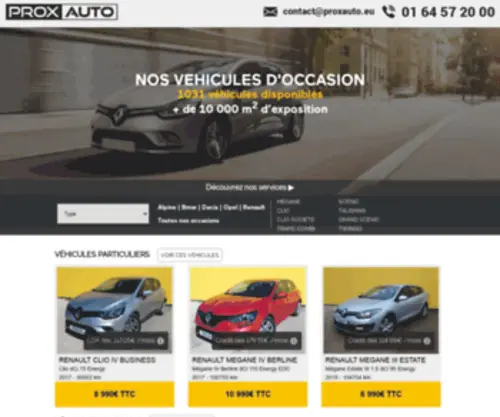 Proxauto.fr(Nos véhicules à prix malin avec Proxauto by Elite) Screenshot