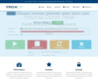 Proxcp.com(VPS Hosting Control Panel for Proxmox) Screenshot