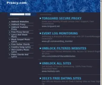 Proxcy.com(Proxcy) Screenshot