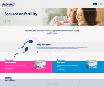 Proxeed.eu(Fertility Supplements For Trying To Conceive) Screenshot