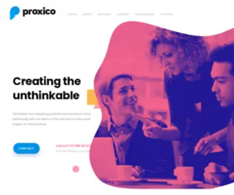 Proxico.nl(Creating the unthinkable) Screenshot