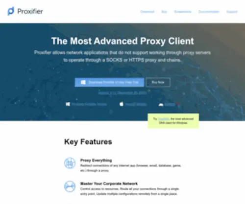 Proxifier.com(The Most Advanced Proxy Client) Screenshot
