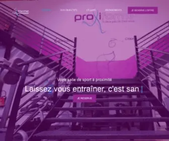 Proxiforme-Elancourt.com(Salle) Screenshot