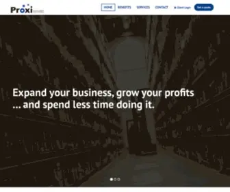 Proxifs.com(Proxi eCommerce Fulfillment) Screenshot