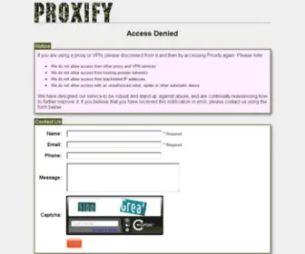 Proxify.co.uk(Proxify) Screenshot
