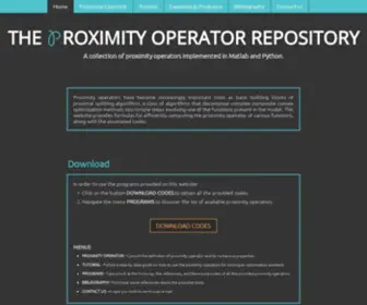 Proximity-Operator.net(Prox Repository) Screenshot