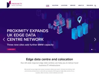 Proximitydatacentres.com(Data Centre Services UK) Screenshot