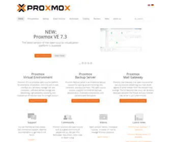 Proxmox.com(Powerful open) Screenshot