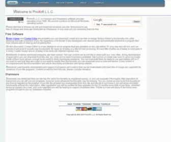 Proxoft.com(ProXoft Downloads) Screenshot