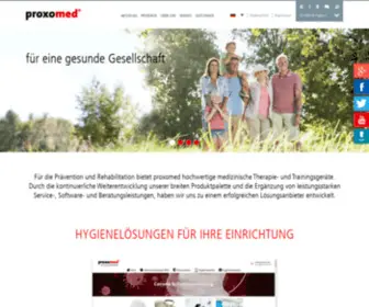 Proxomed.com(Medizinprodukte entdecken) Screenshot