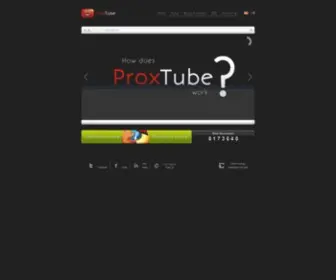 Proxtube.com(The free Firefox and Chrome extension ProxTube) Screenshot