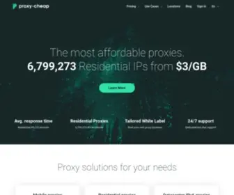 Proxy-Cheap.com(Buy Residential) Screenshot