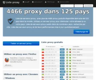 Proxy-Liste.com(Proxy Liste) Screenshot