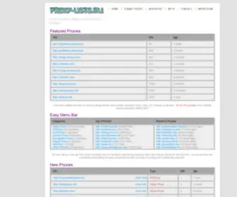 Proxy-Lists.eu(QUALITY PROXY LIST) Screenshot