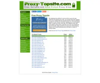 Proxy-Topsite.com(Proxy Topsite) Screenshot