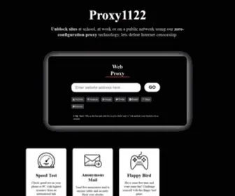 Proxy1122.com(Proxy 1122) Screenshot