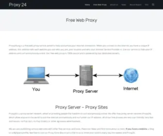 Proxy24.org(Proxy 24) Screenshot