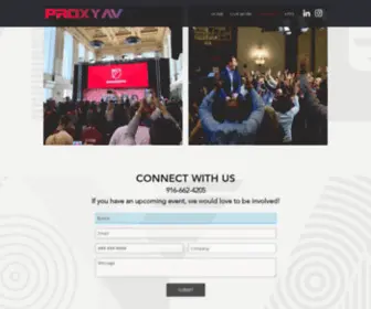 Proxyav.com(LIVE Event Production) Screenshot