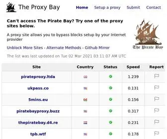 Proxybay.ltda(The Proxy Bay) Screenshot