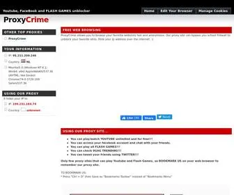 Proxycrime.com(Proxycrime) Screenshot