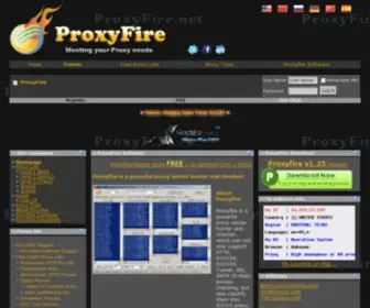 Proxyfire.net(Proxyfire) Screenshot