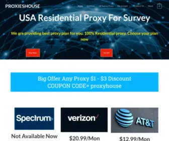 Proxyhouse24.com(Our site) Screenshot