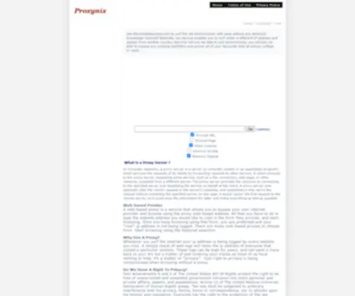 Proxynix.com(Proxynix) Screenshot