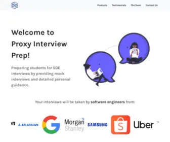 Proxyprep.tech(Proxy Interview Prep) Screenshot