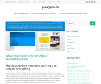 Proxypro.eu(Proxy) Screenshot