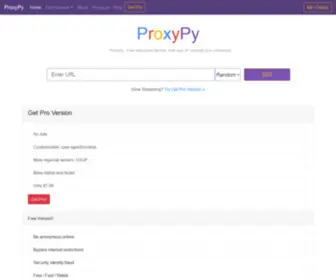 Free proxy webproxy proxypy