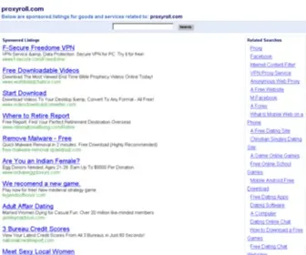 Proxyroll.com(Proxyroll) Screenshot