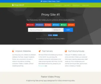 Proxysite.one(Proxy Site #1) Screenshot