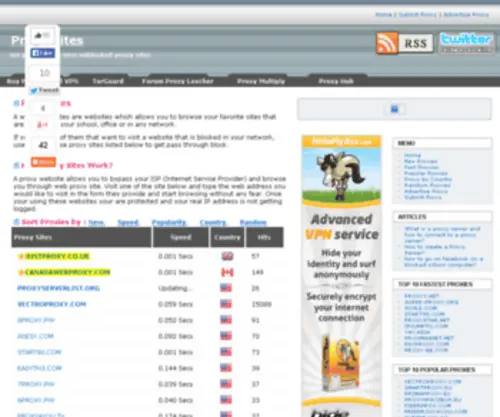Proxysites.be(De beste bron van informatie over proxysites) Screenshot